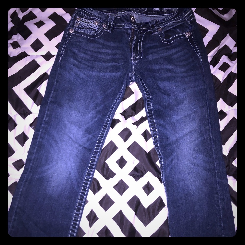 Miss me cropped jeans
